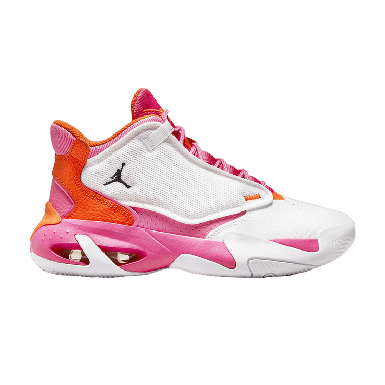 Jordan Max Aura 4 White Safety Orange Pinksicle (GS)
