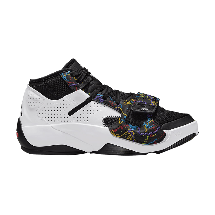 Jordan Zion 2 Noah White Black Multi-Color (GS)
