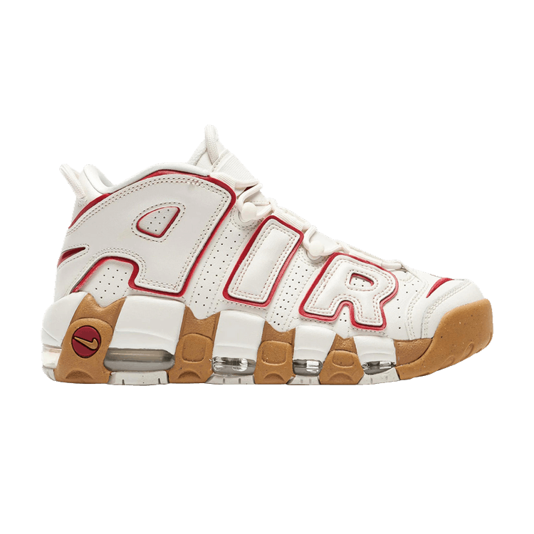 Nike Air More Uptempo Phantom Gym Red Gum (Women's)