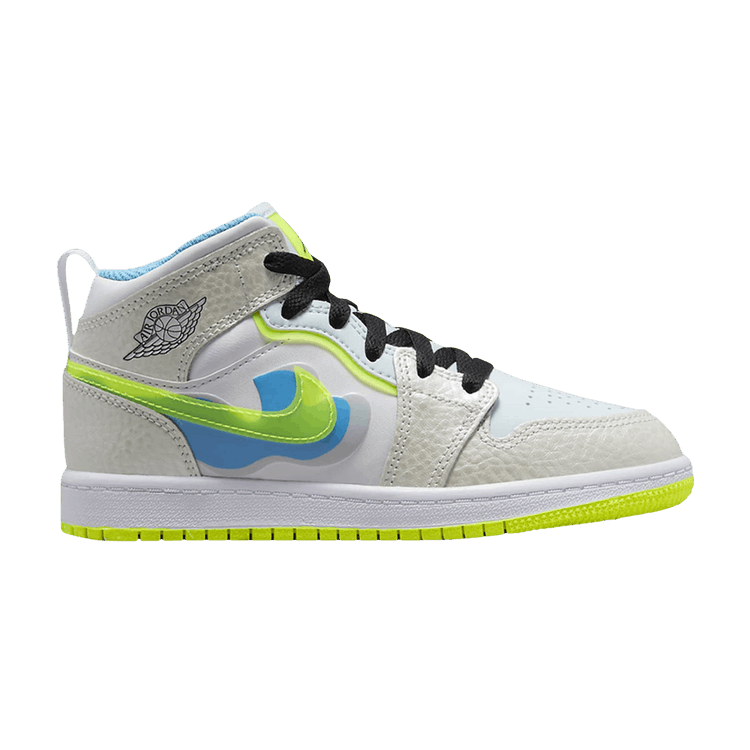 Jordan 1 Mid SE Platinum Tint Blue Tint University Blue Volt (PS)