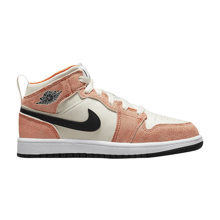 Jordan 1 Mid SE Orange Suede (PS)