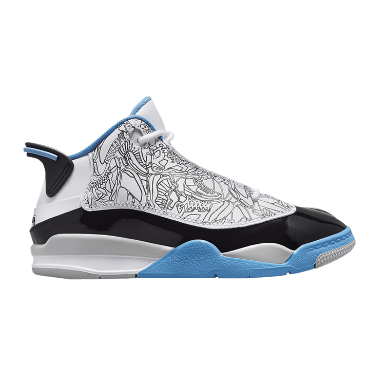 Jordan Dub Zero White Black Neutral Grey University Blue (PS)