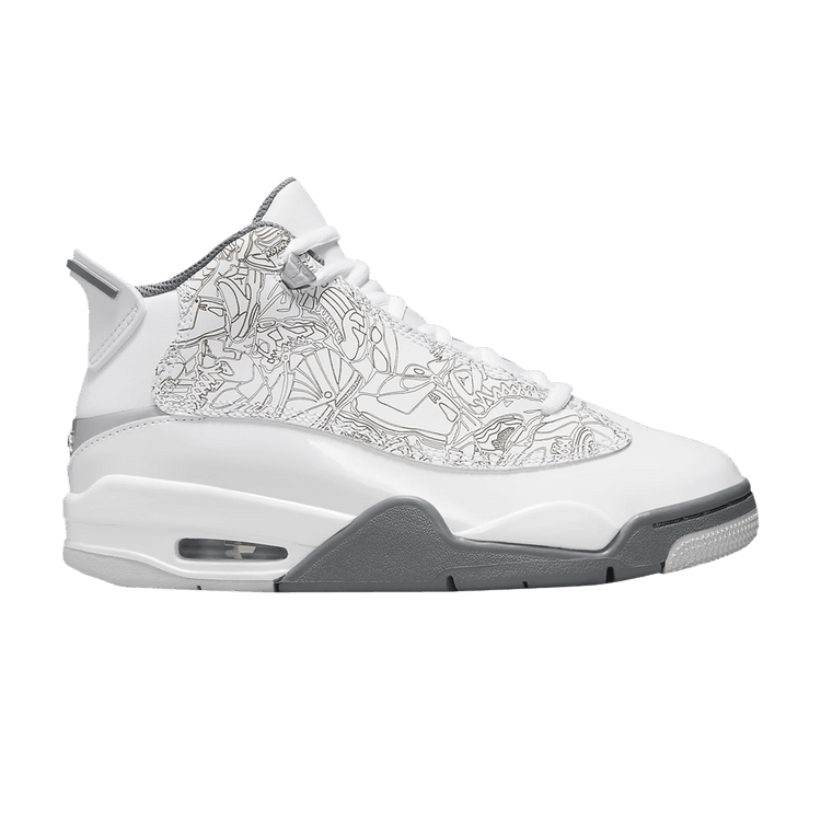 Jordan Dub Zero White Metallic Silver Neutral Grey Cool Grey (GS)