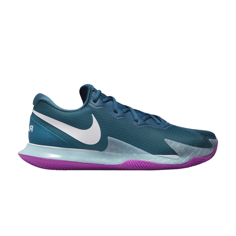 Nike Court Zoom Vapor Cage 4 Clay Rafa Green Abyss Vivid Purple