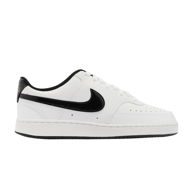 Nike Court Vision Low White Black Metallic Gold