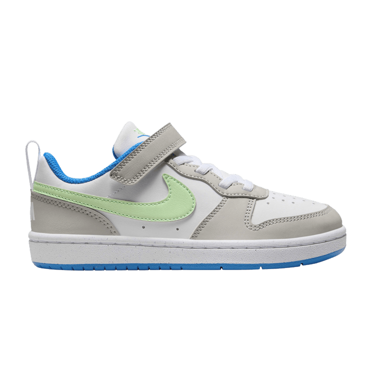 Nike Court Borough Low Recraft Light Iron Ore White Photo Blue Vapor Green (PS)