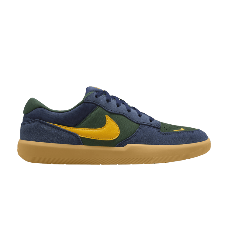 Nike SB Force 58 Midnight Navy Fir Gum Light Brown University Gold