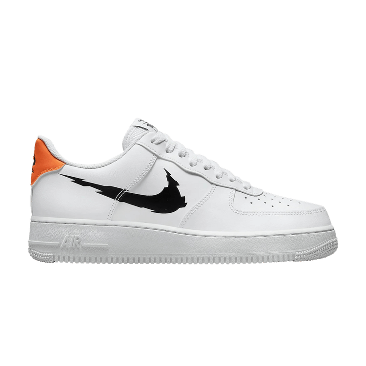 Nike Air Force 1 Low '07 Glitch Swoosh White Orange