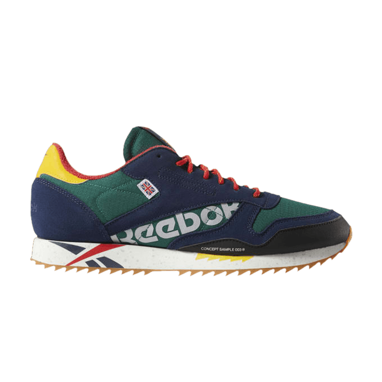 Reebok Classic Leather Ripple Altered Green Red
