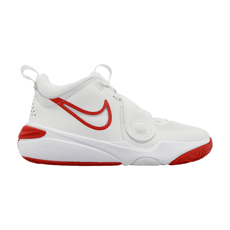 Nike Team Hustle D 11 Summit White Track Red (GS)