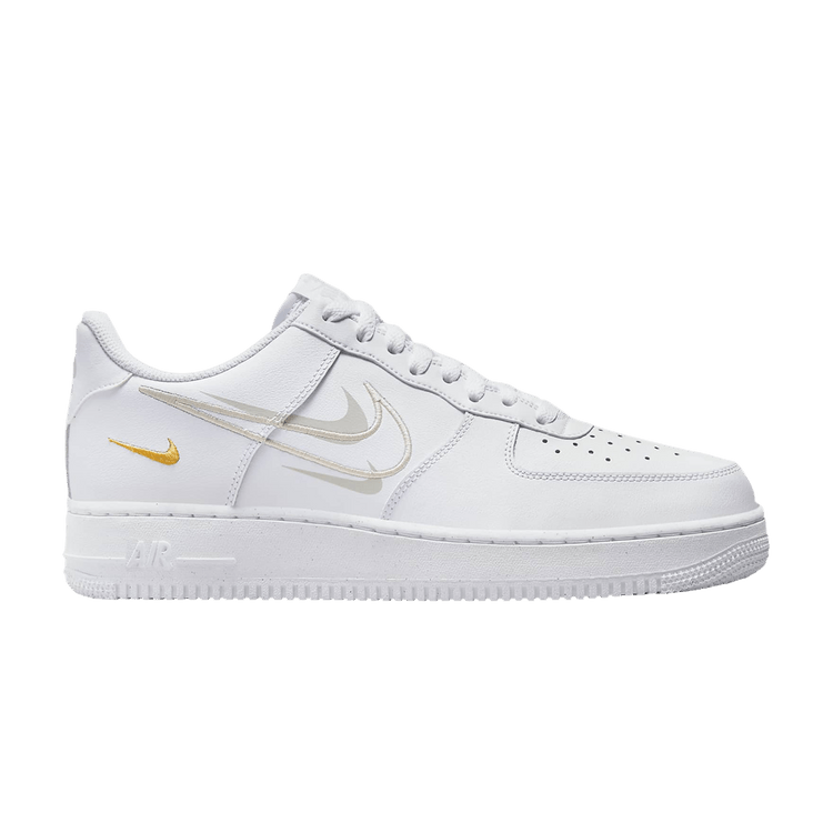 Nike Air Force 1 Low Multi-Swoosh White Yellow