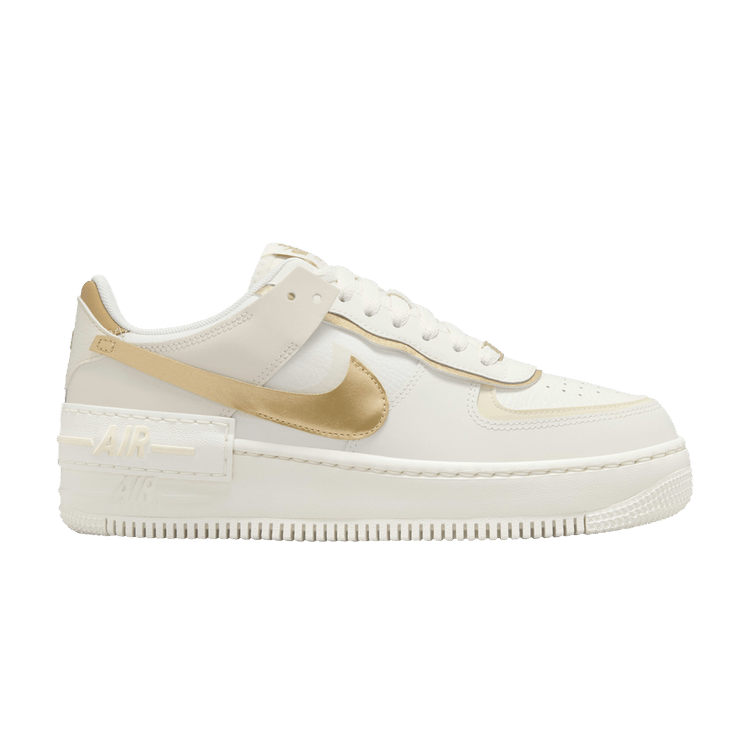 Nike Air Force 1 Shadow Sail Coconut Milk Metallic Gold (Women's)