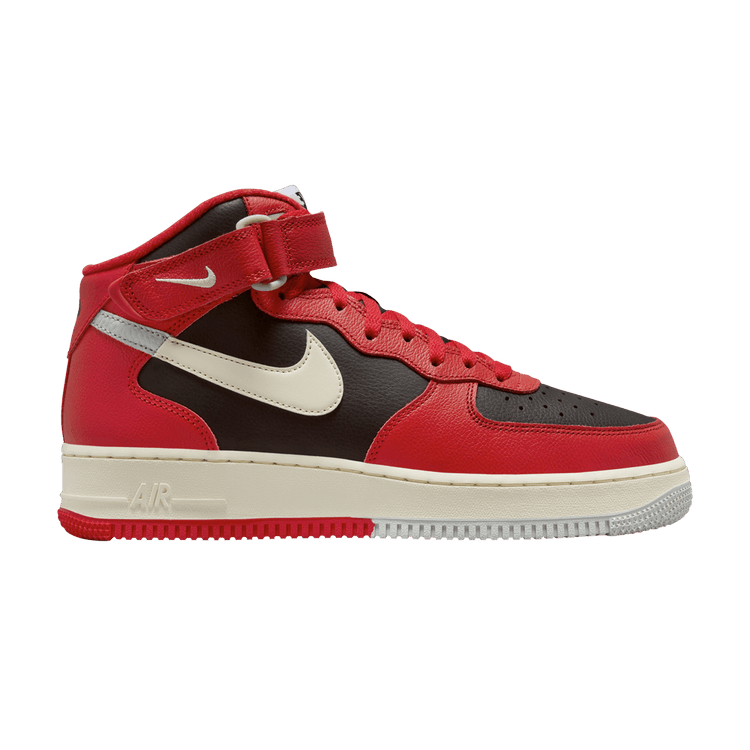 Nike Air Force 1 Mid LV8 Split Black Red