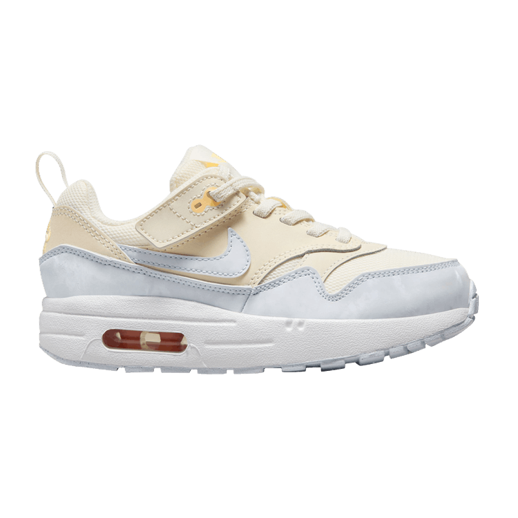 Nike Air Max 1 EasyOn Pale Ivory Melon Tint White Football Grey (PS)