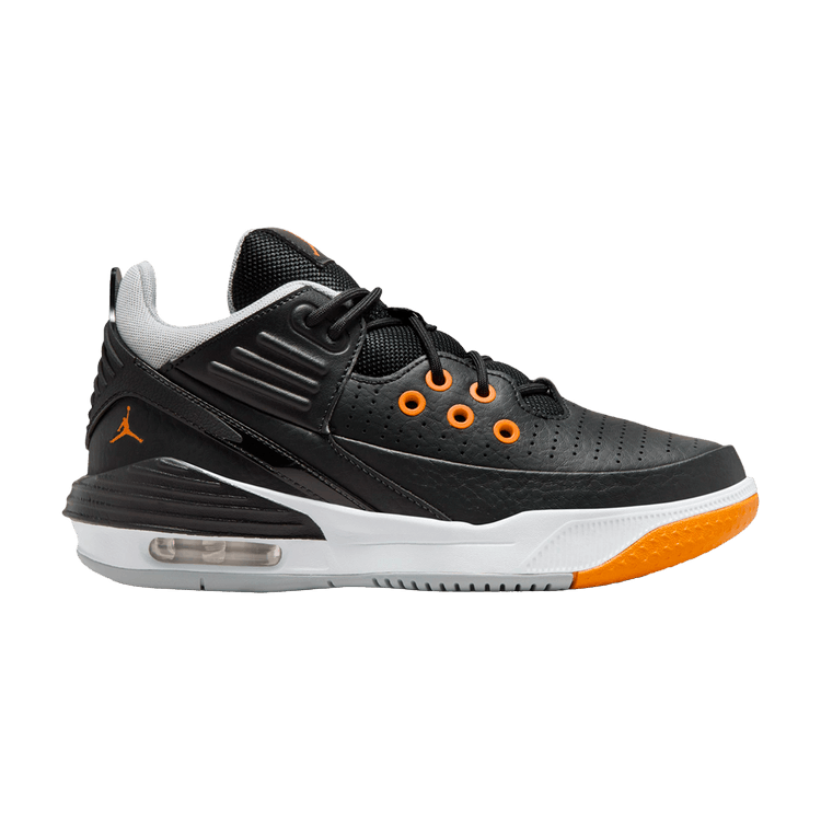 Jordan Max Aura 5 Black Wolf Grey White Magma Orange (GS)