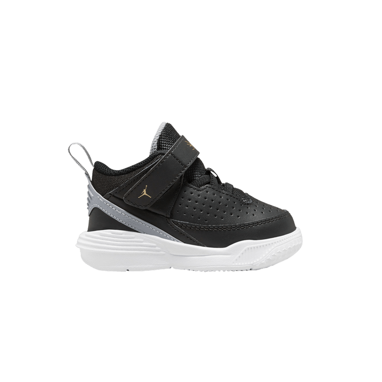 Jordan Max Aura 5 Black White Wolf Grey Metallic Gold (TD)