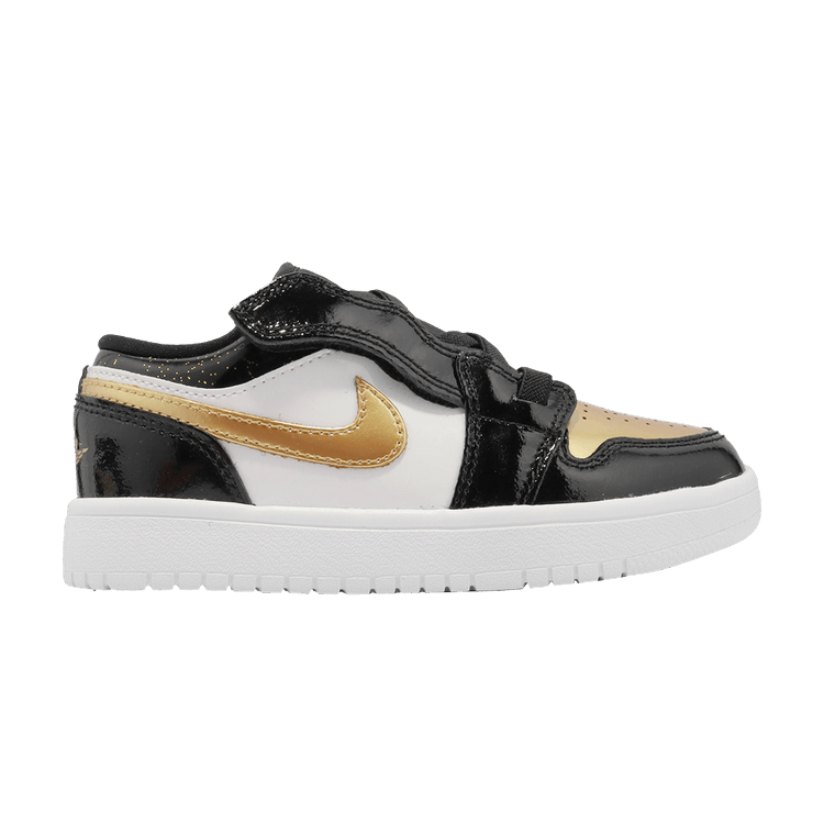 Jordan 1 Low ALT Black Metallic Gold White (PS)