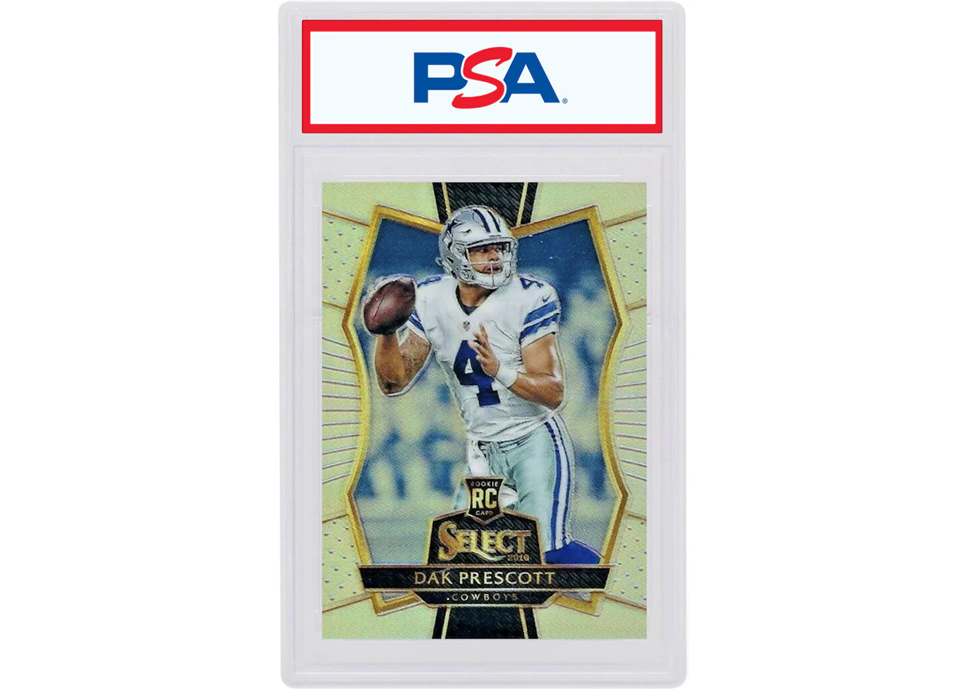 Dak Prescott 2016 Panini Select Rookie Silver #185 (PSA or BGS Graded)