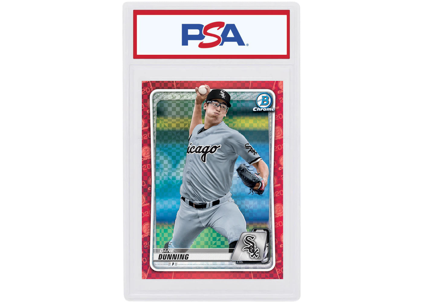 Dane Dunning 2020 Bowman Chrome X Red X-Fractor 1/1 #BCP-232 (PSA or BGS Graded)