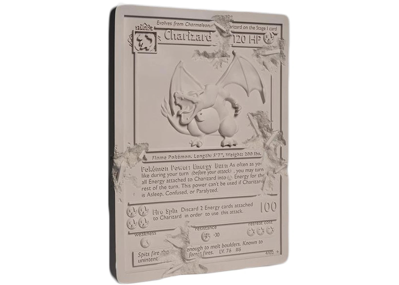 Daniel Arsham CRYSTALIZED CHARIZARD CARD Sculpture (Edition of 500) Pink