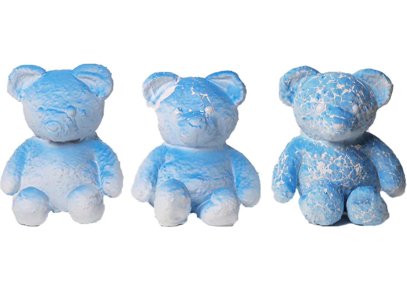Daniel Arsham Cracked Bear Blue