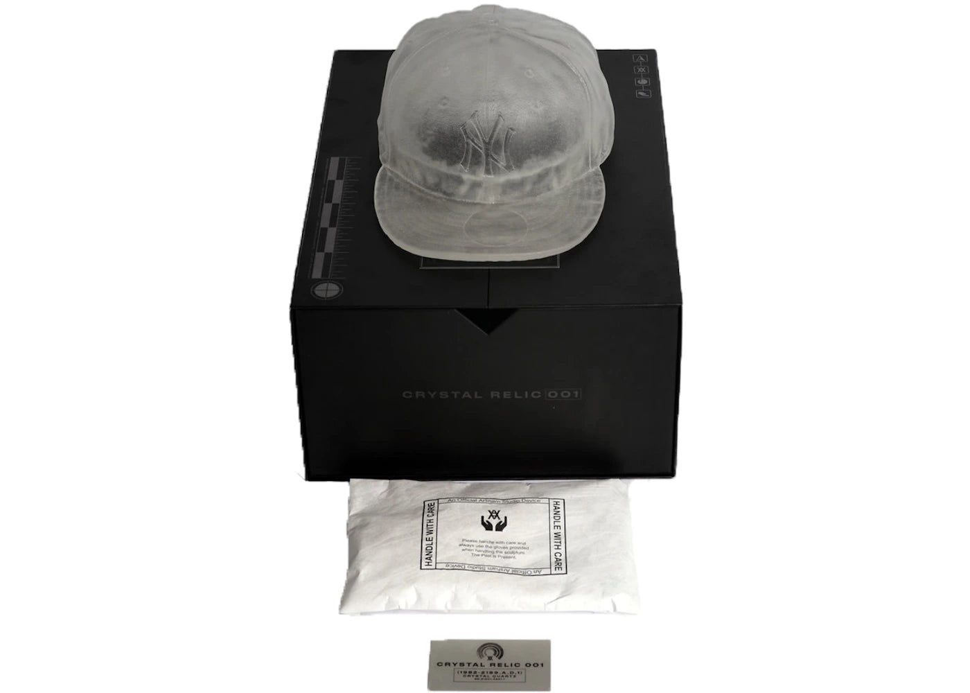 Daniel Arsham Crystal Relic 001 Baseball Hat (Edition of 500) Translucent