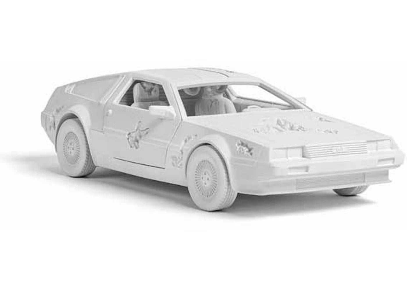 Daniel Arsham ERODED DELOREAN Figure (Edition of 500) White