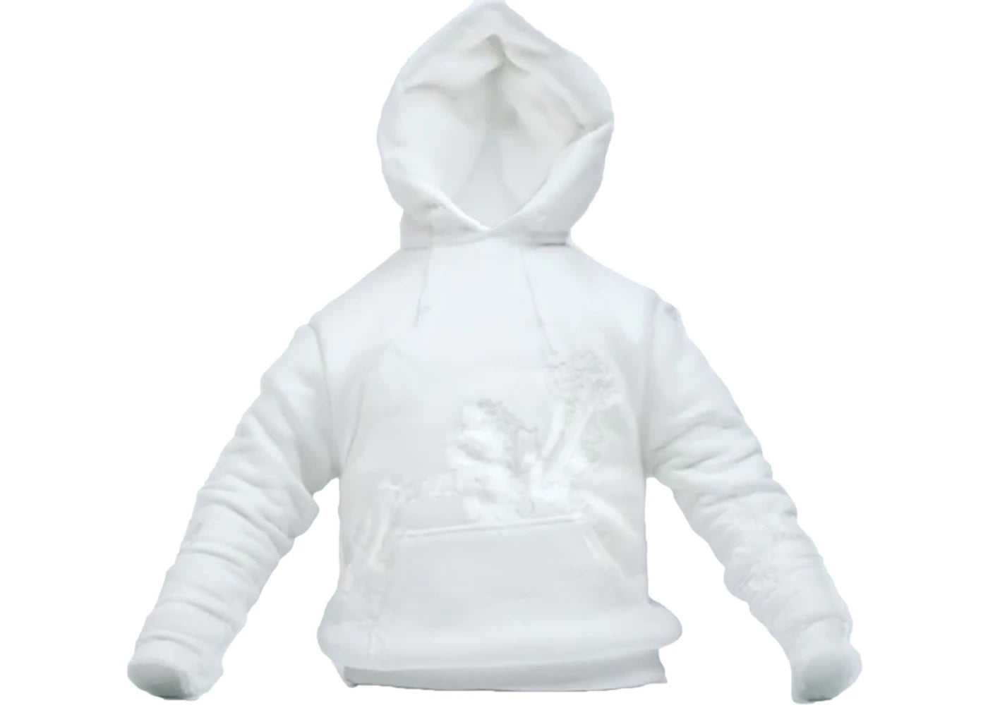 Daniel Arsham x Case Studyo Eroded Sweatshirt (Edition of 150 + 20 AP's) Lamp White