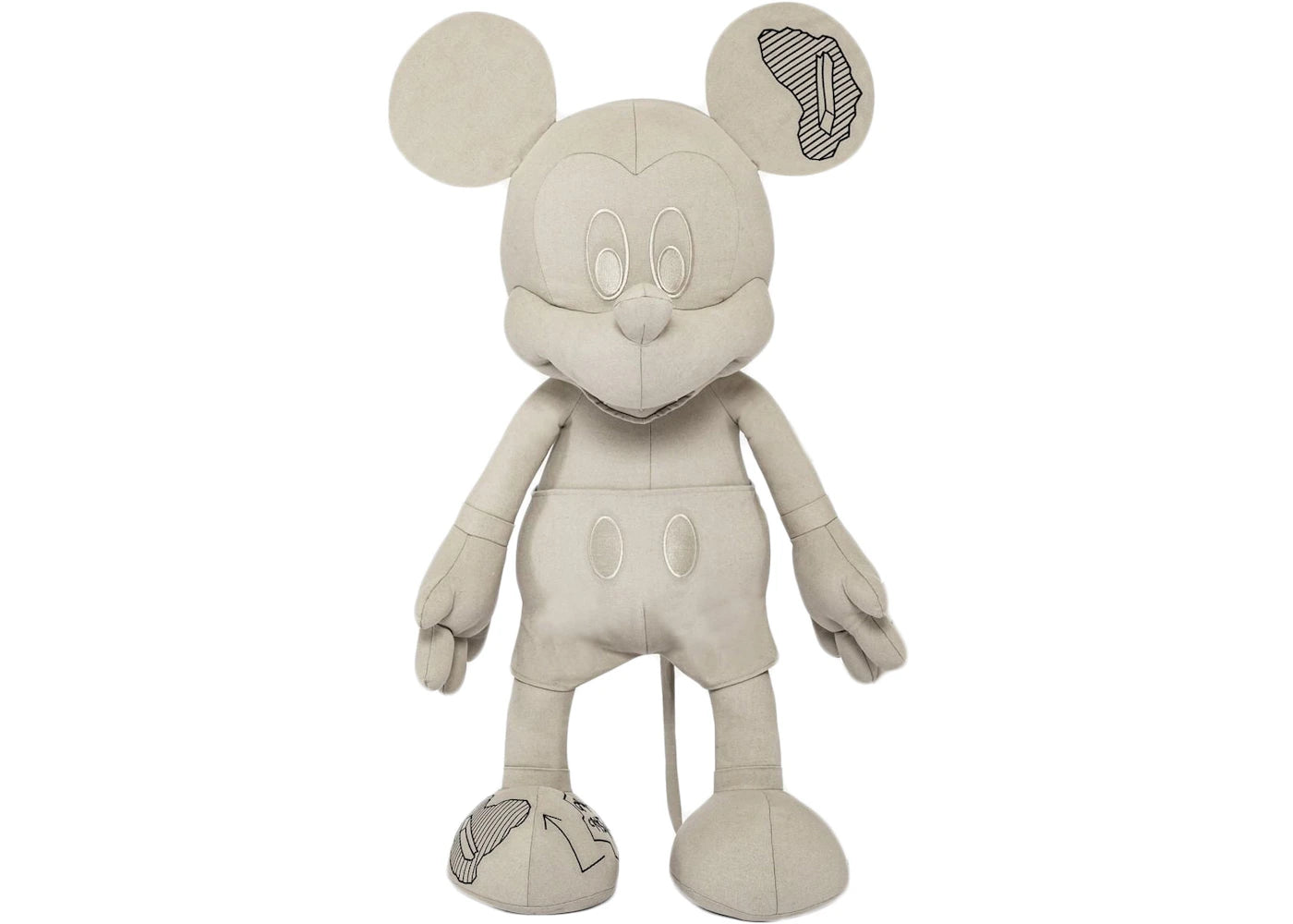 Daniel Arsham x Disney APPortfolio Plush Mickey Figure Supersized