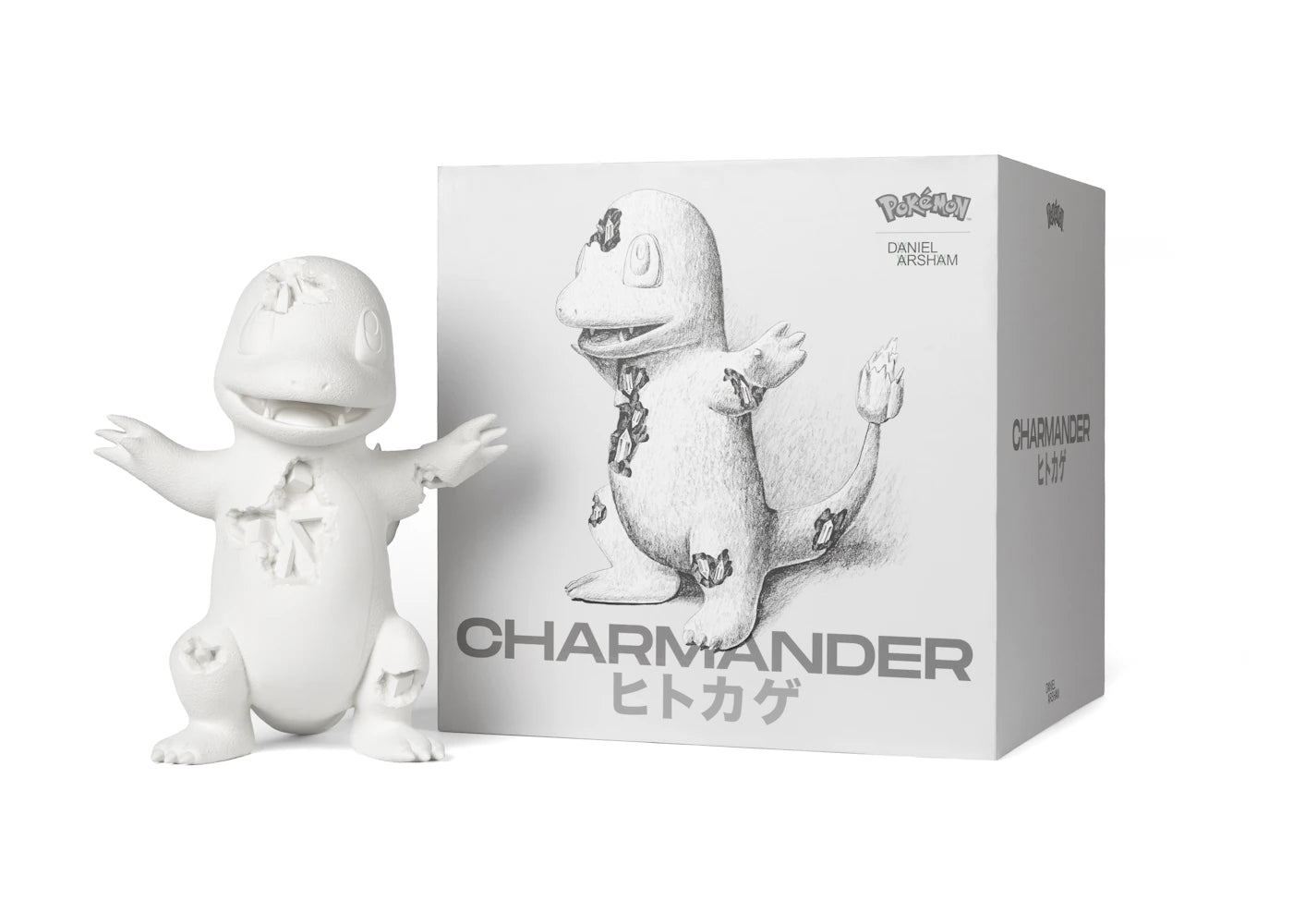 Daniel Arsham x Pokemon Crystalized Charmander Figure (Edition of 500) White