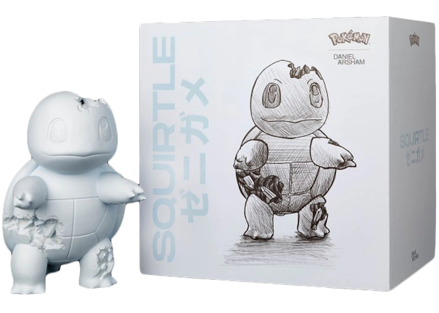 Daniel Arsham x Pokemon Crystalized Squirtle Figure Blue (Edition of 500)