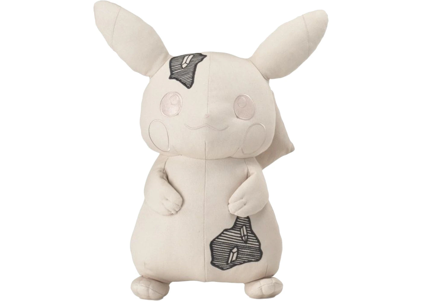 Daniel Arsham x Pokemon Pikachu Large Plush Beige