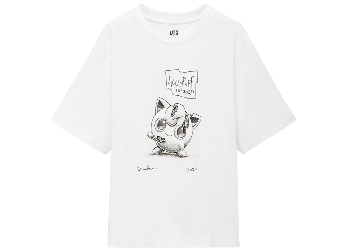 Daniel Arsham x Pokemon x Uniqlo Crystal Jigglypuff Tee (Japanese Womens Sizing) White