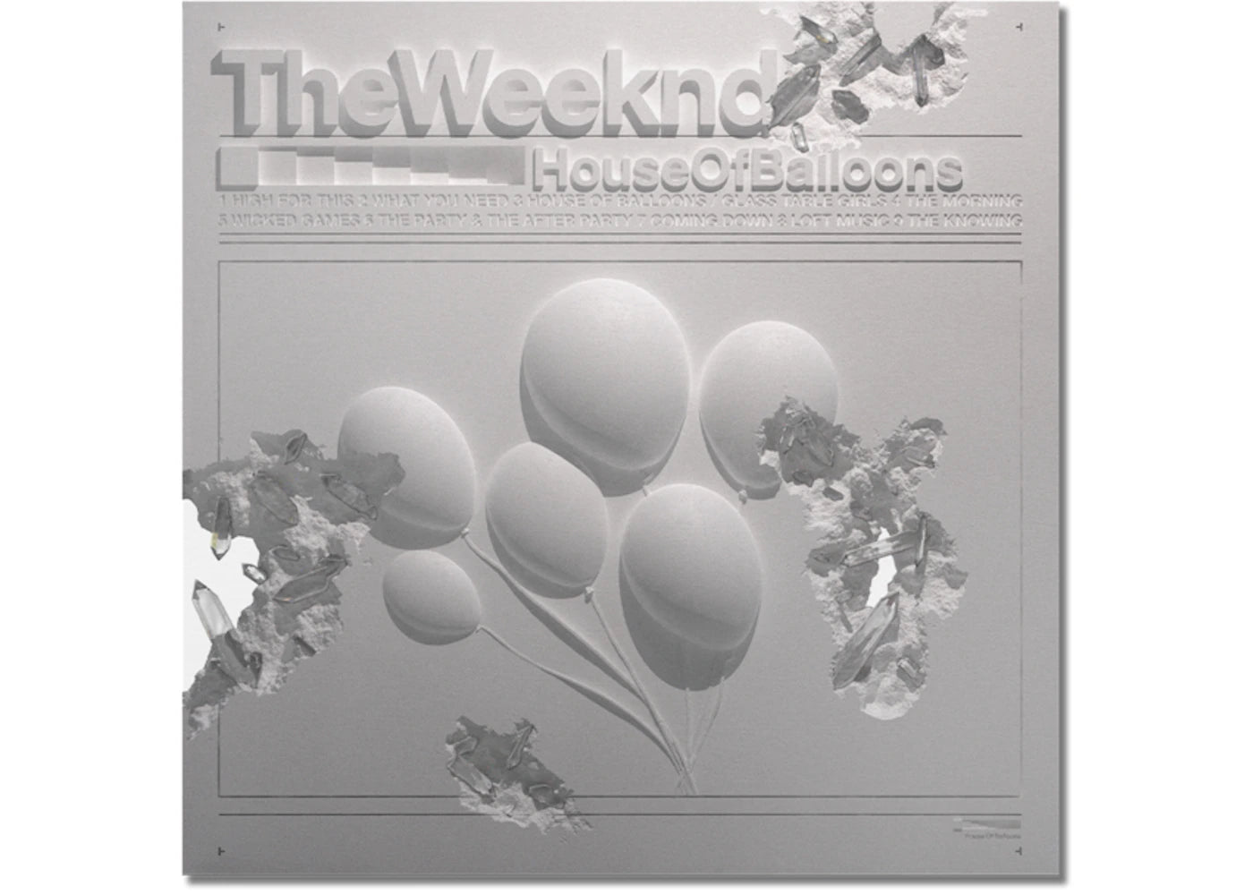 Daniel Arsham x The Weeknd House of Balloons Anniversary 2LP Vinyl (Edition of 1000)