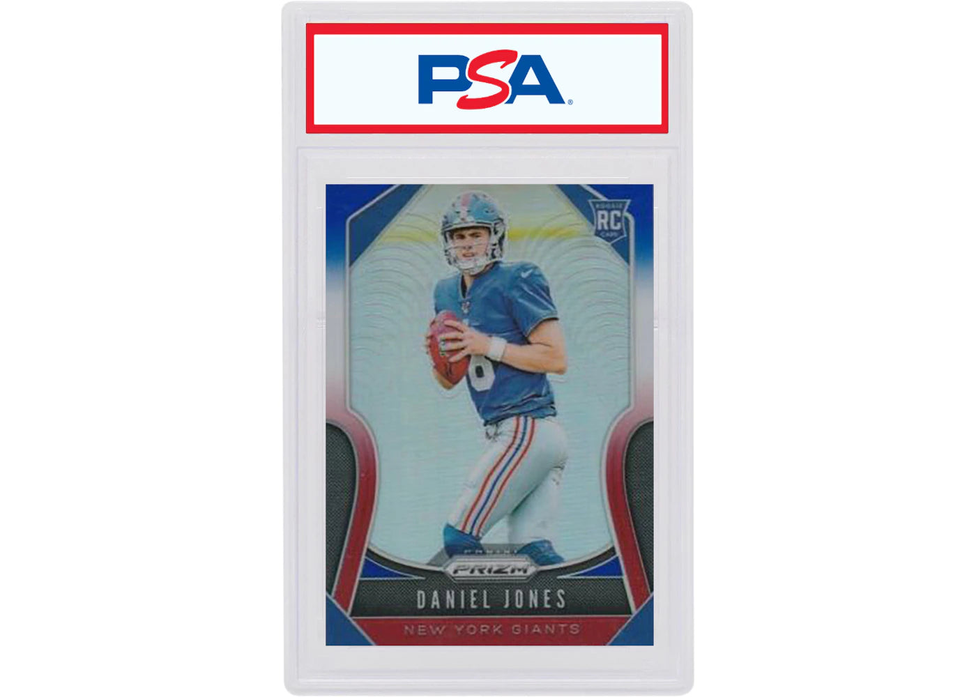 Daniel Jones 2019 Panini Prizm Rookie Red/White/Blue #302 (PSA or BGS Graded)