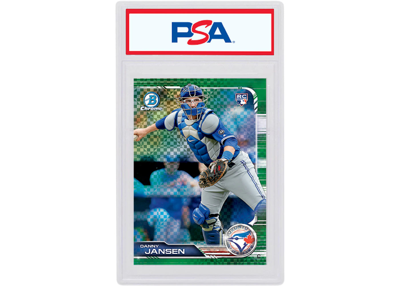 Danny Jansen 2019 Bowman Chrome X Rookie Green X-Fractor /31 #88 (PSA or BGS Graded)