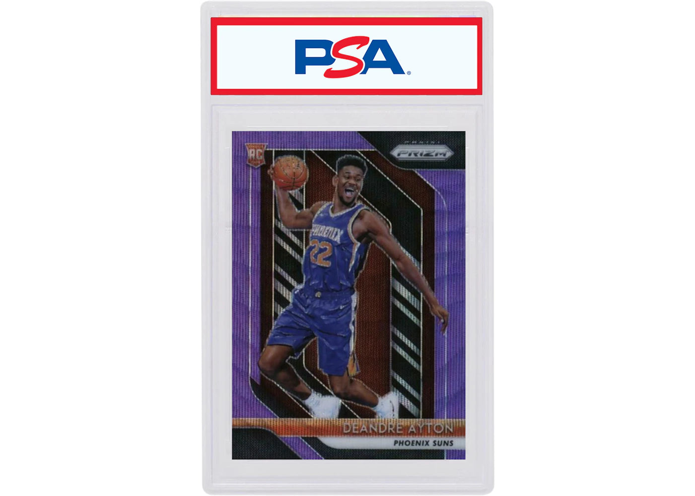 DeAndre Ayton 2018 Panini Prizm Rookie Purple Wave #279 (PSA or BGS Graded)