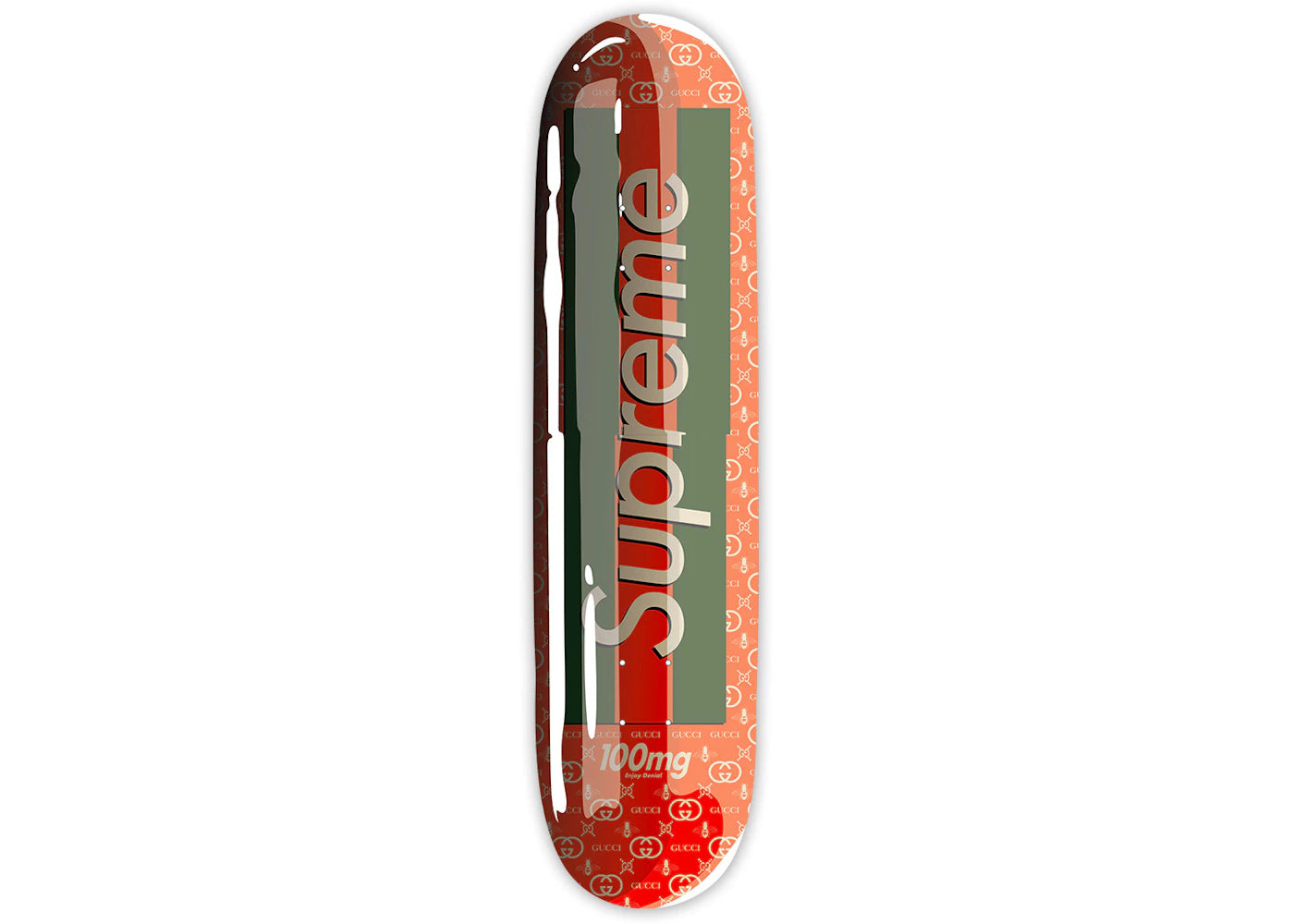 Denial Supreme Gucci Smashup Pill Skateboard Deck Inverse