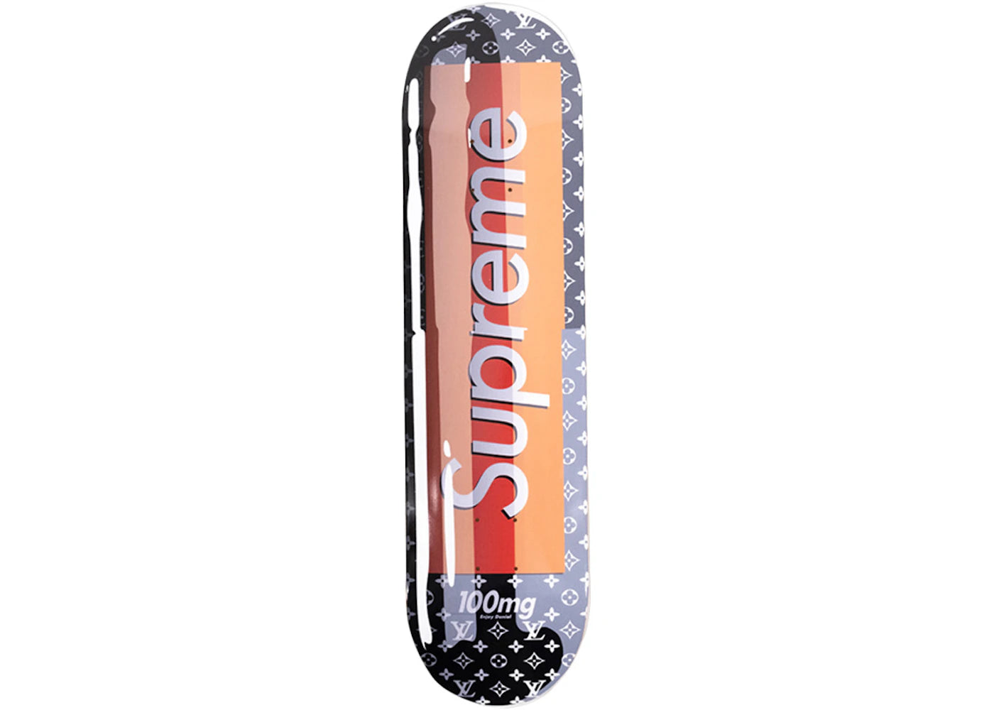 Denial Supreme Vuitton Smashup Pill Skateboard Deck (Edition of 100) Black