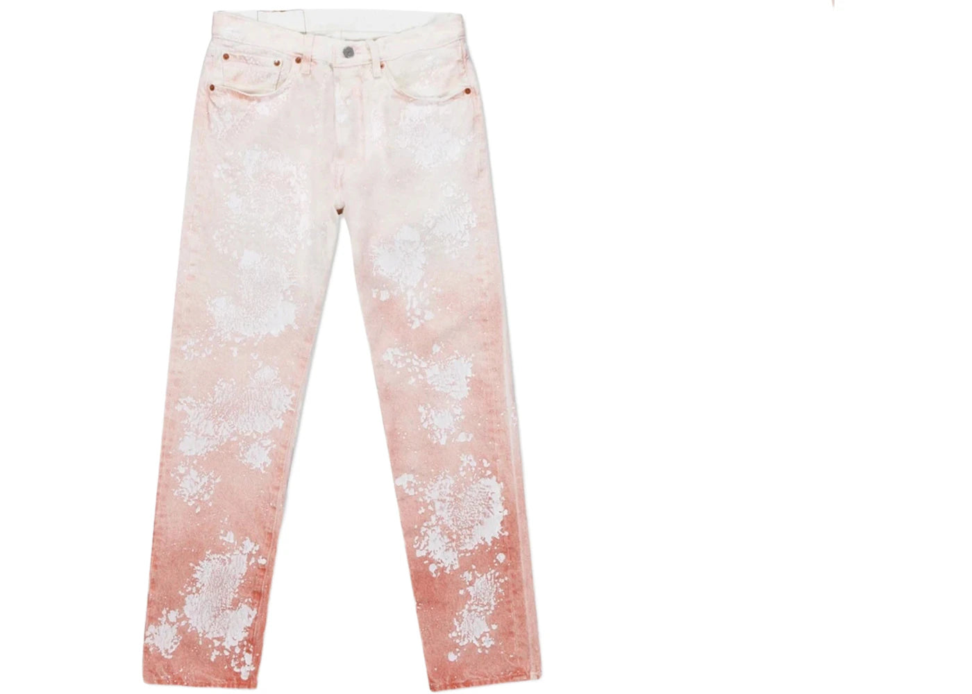 Denim Tears Brick Mason Jeans White/Red Clay