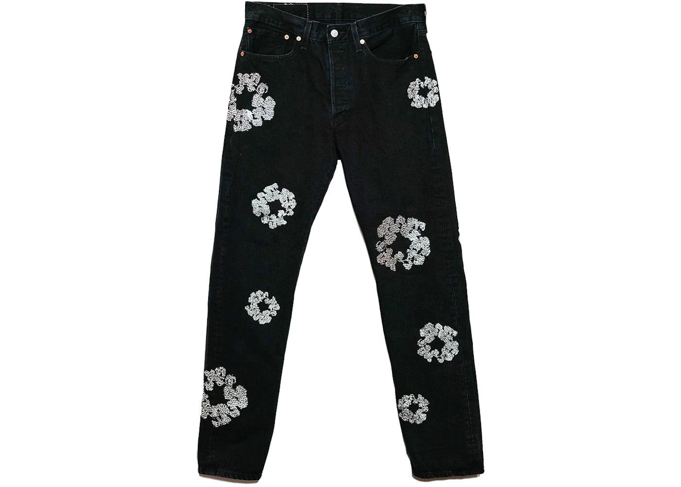 Denim Tears Bust Down Tears 501 Jeans Black