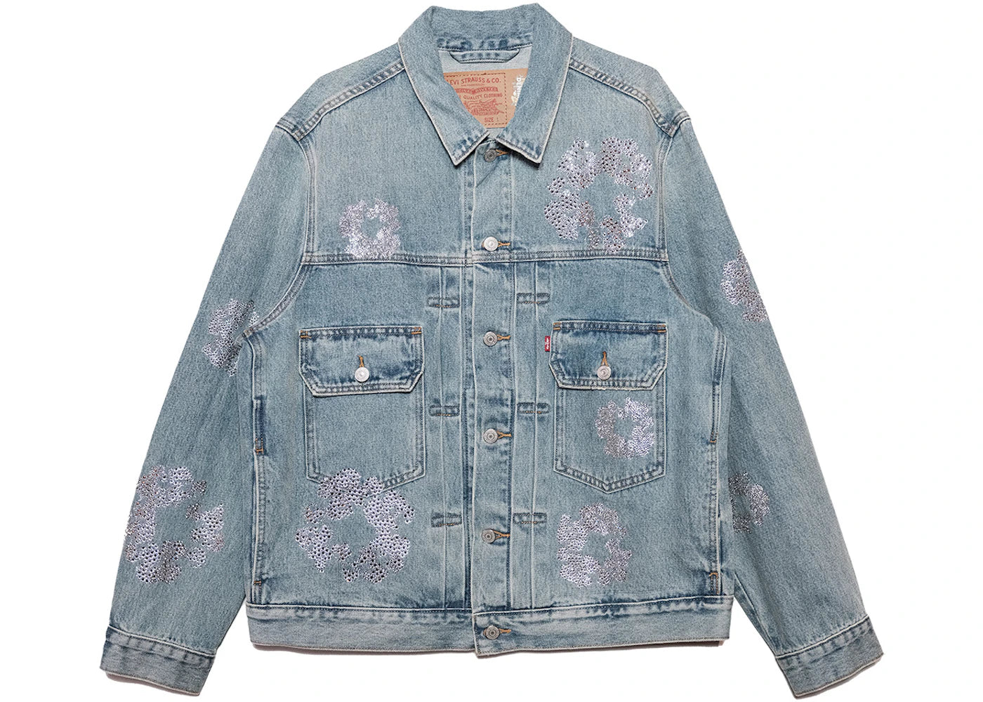 Denim Tears Bust Down Tears Type 2 Jacket Light Wash