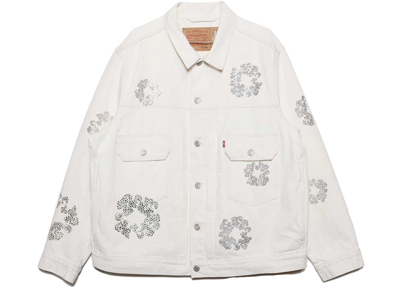 Denim Tears Bust Down Tears Type 2 Jacket White