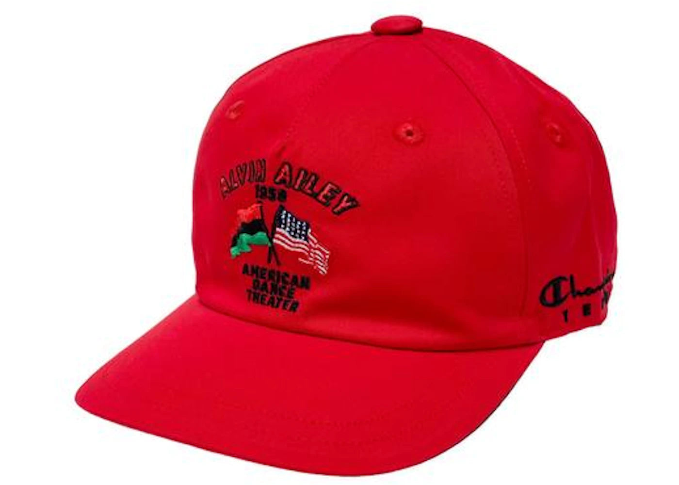 Denim Tears Champion Tears Baseball Cap Red