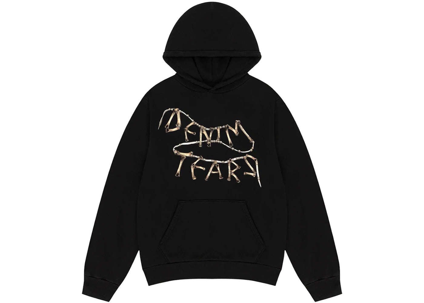 Denim Tears Chicken Bone Hoodie Black