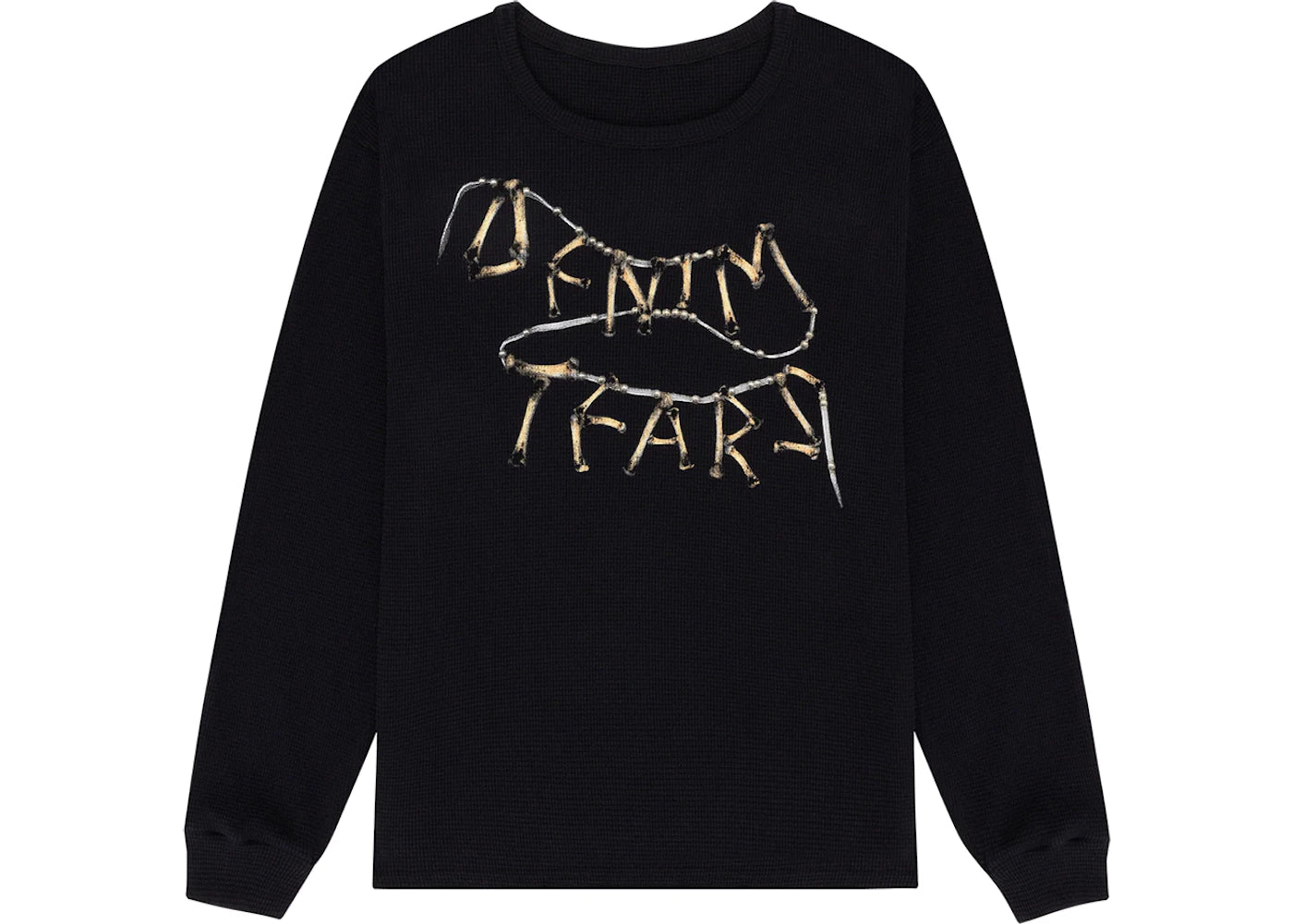 Denim Tears Chicken Bone L/S Thermal Black