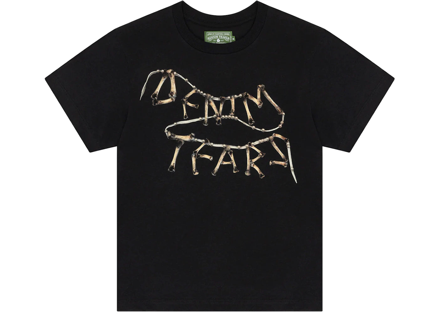 Denim Tears Chicken Bone Tee Black