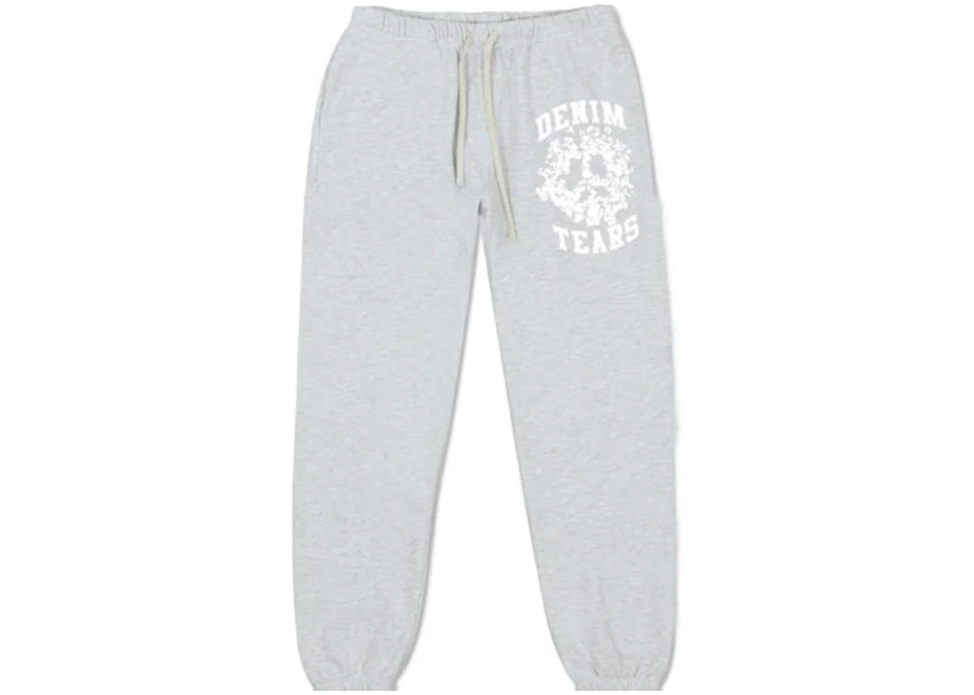 Denim Tears Cotton Wreath Peace University Sweatpant Heather Grey