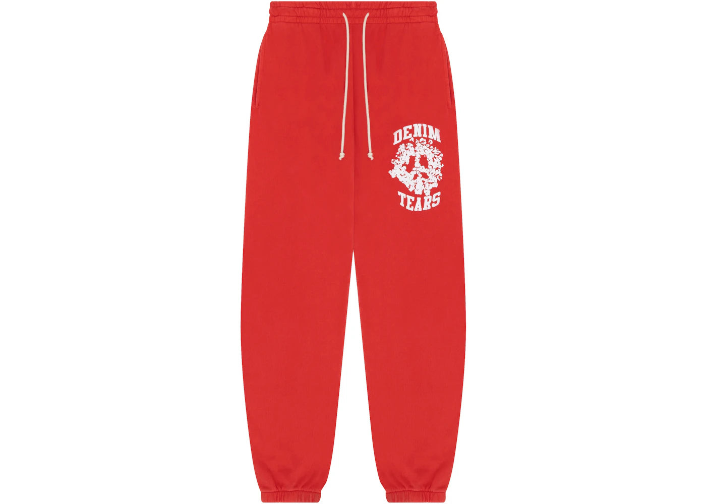 Denim Tears Cotton Wreath Peace University Sweatpant Red