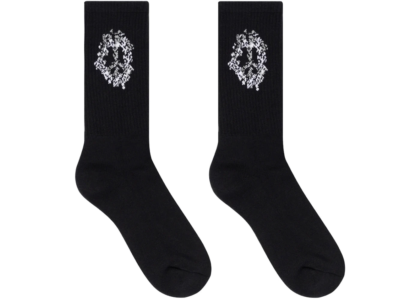 Denim Tears Cotton Wreath Socks Black